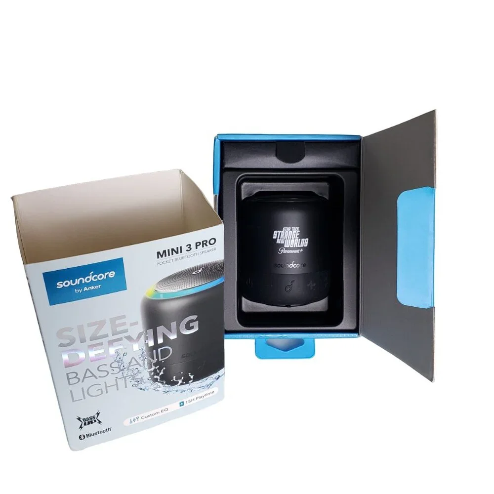 Soundcore by Anker Mini 3 Pro Portable Waterproof Bluetooth Speaker Black - Picture 1 of 6